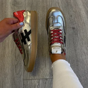 ANOTHER TREND - A032 Gold and Red Trainer