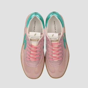ANOTHER TREND - [A0321166 Rose]Pink and Turquoise Trainer