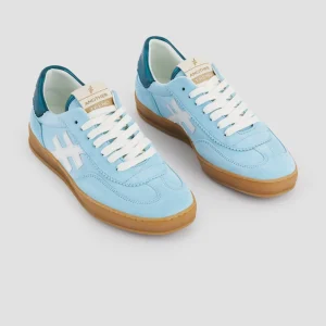 ANOTHER TREND - [A032M367 Light Blue] Blue Suede Trainer [Generous Fit]