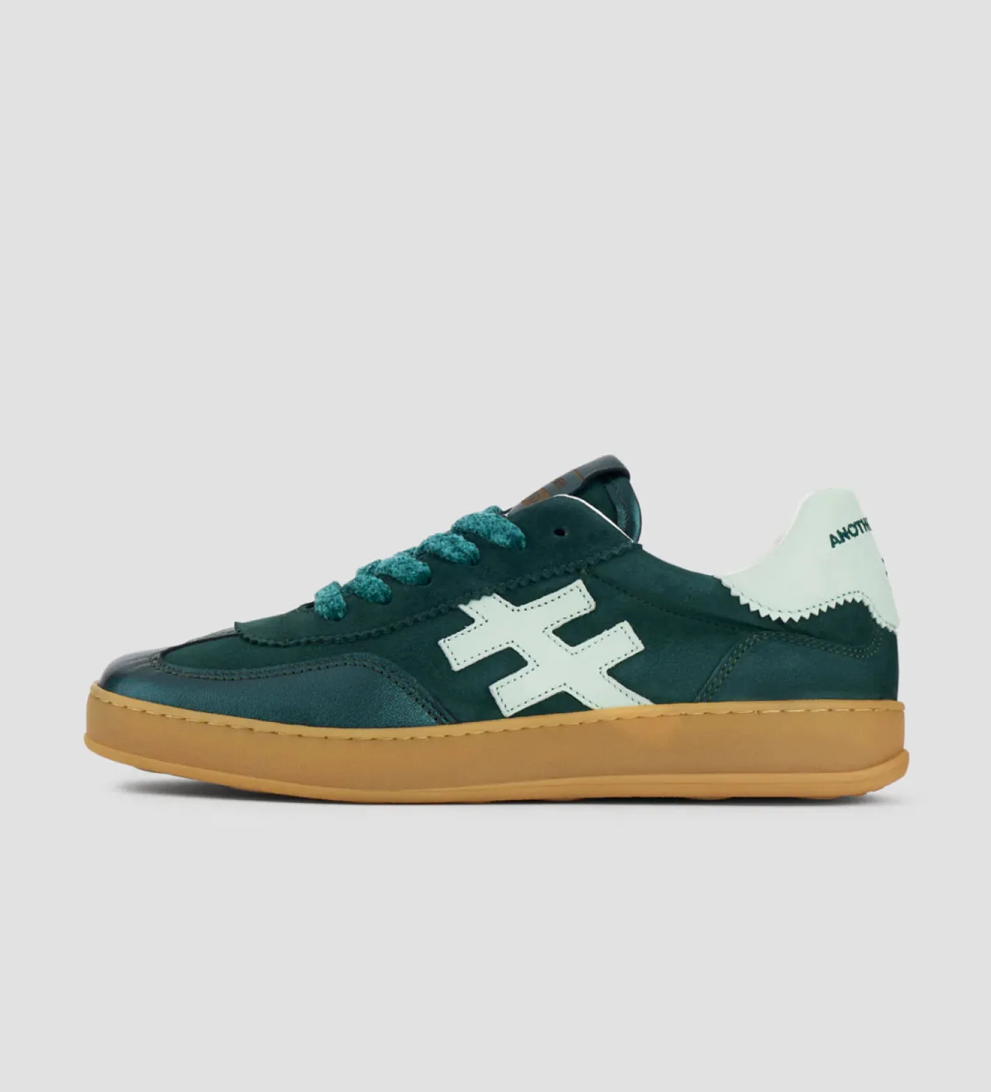 another_trend__av_green_l_0.webp ANOTHER TREND - A032v620 Green Laced Trainer