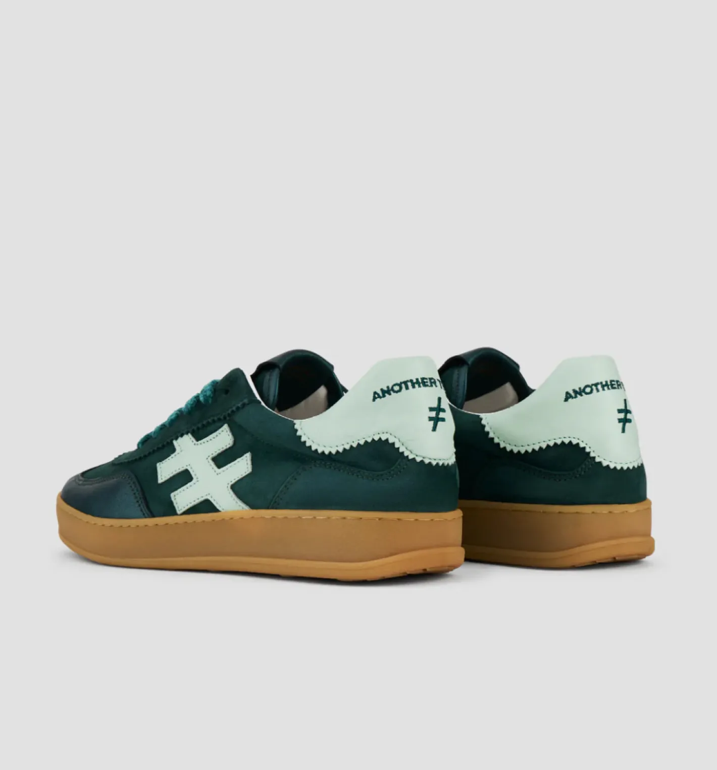 another_trend__av_green_l_1.webp ANOTHER TREND - A032v620 Green Laced Trainer