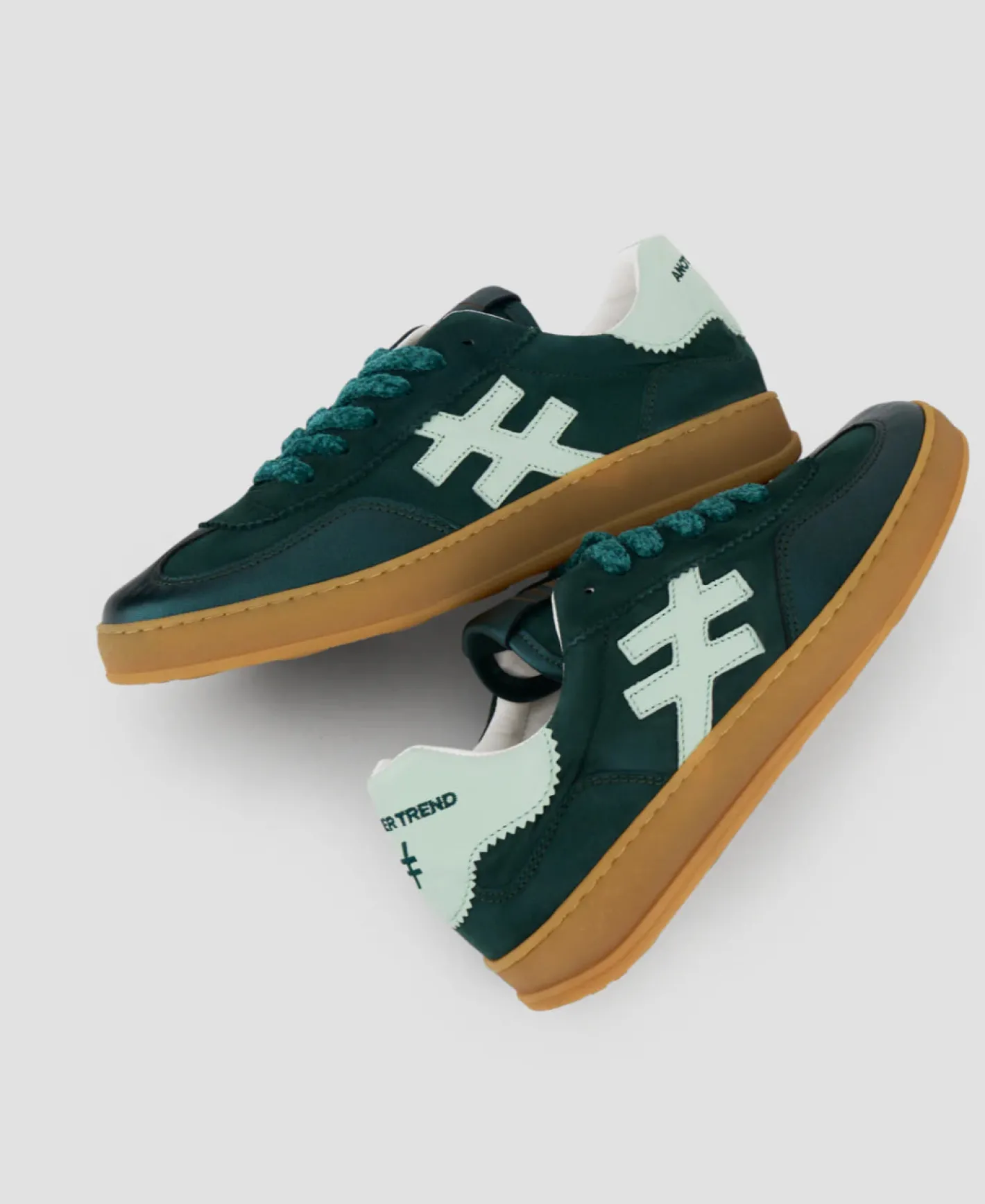 another_trend__av_green_l_3.webp ANOTHER TREND - A032v620 Green Laced Trainer