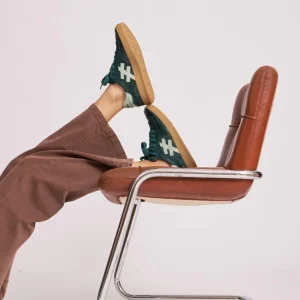 ANOTHER TREND - A032v620 Green Laced Trainer