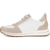 Ara - 24386 Beige and White Slip On Trainer