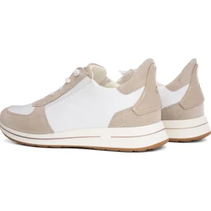 Ara - 24386 Beige and White Slip On Trainer