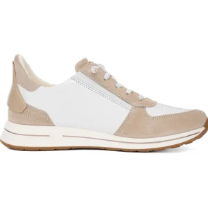 Ara - 24386 Beige and White Slip On Trainer