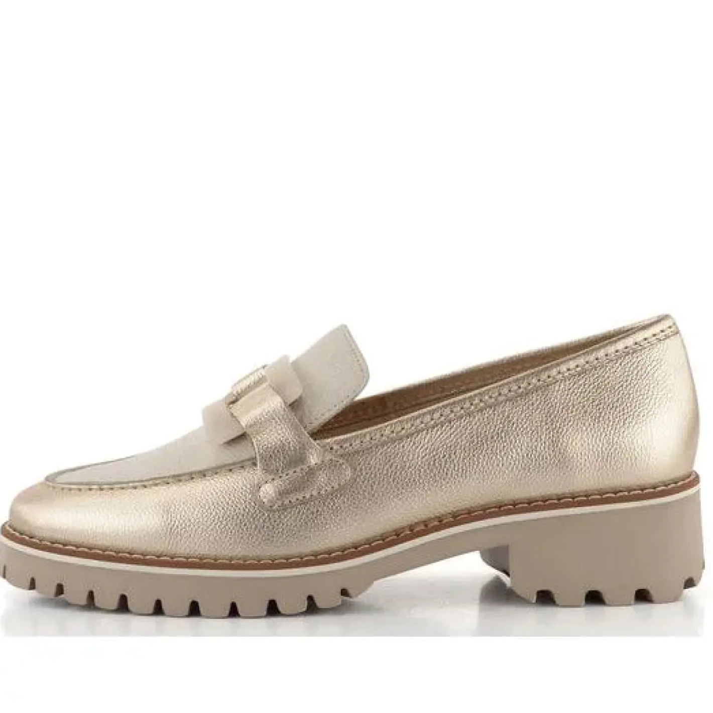 ara___gold_and_ivory_loaf_0.webp Ara - 31245 Gold and Ivory Loafer