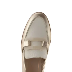 Ara - 31245 Gold and Ivory Loafer