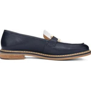 Ara - 11252 Navy and White Loafer