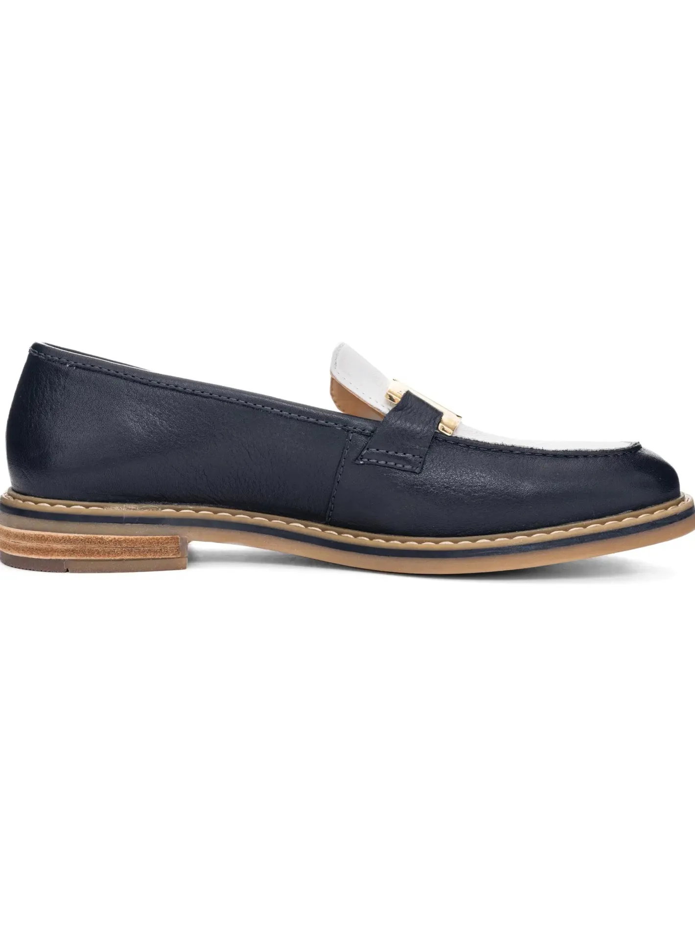 ara___navy_and_white_loaf_3.webp Ara - 11252 Navy and White Loafer