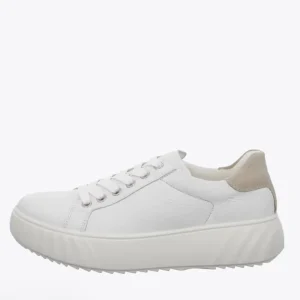Ara - 46523 White Platform Trainer