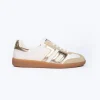Back 70 - 2505-17 White & Gold Trainer