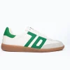 Back 70 - 2505-13 White & Green Trainer