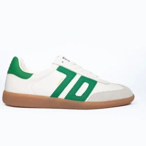 Back 70 - 2505-13 White & Green Trainer