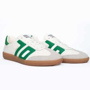 Back 70 - 2505-13 White & Green Trainer