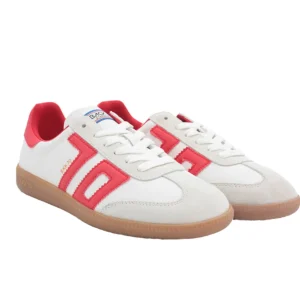 Back 70 - 2505-09 White & Red Trainer