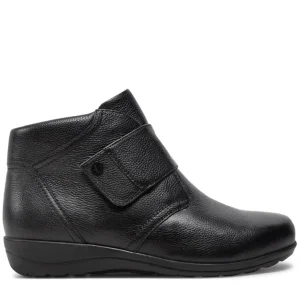 Caprice - 9-26457 Black Leather Ankle Boot