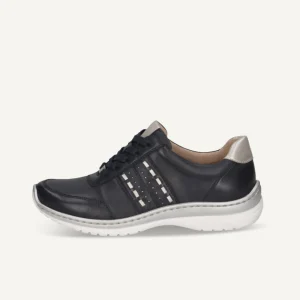 Caprice - 23717 Navy Trainer Wide Fit