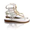 Caryatis - 621007 White Gladiator Sandal