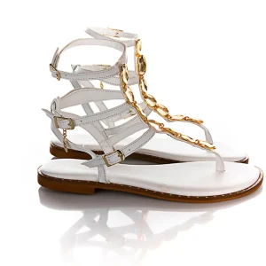 Caryatis - 621007 White Gladiator Sandal