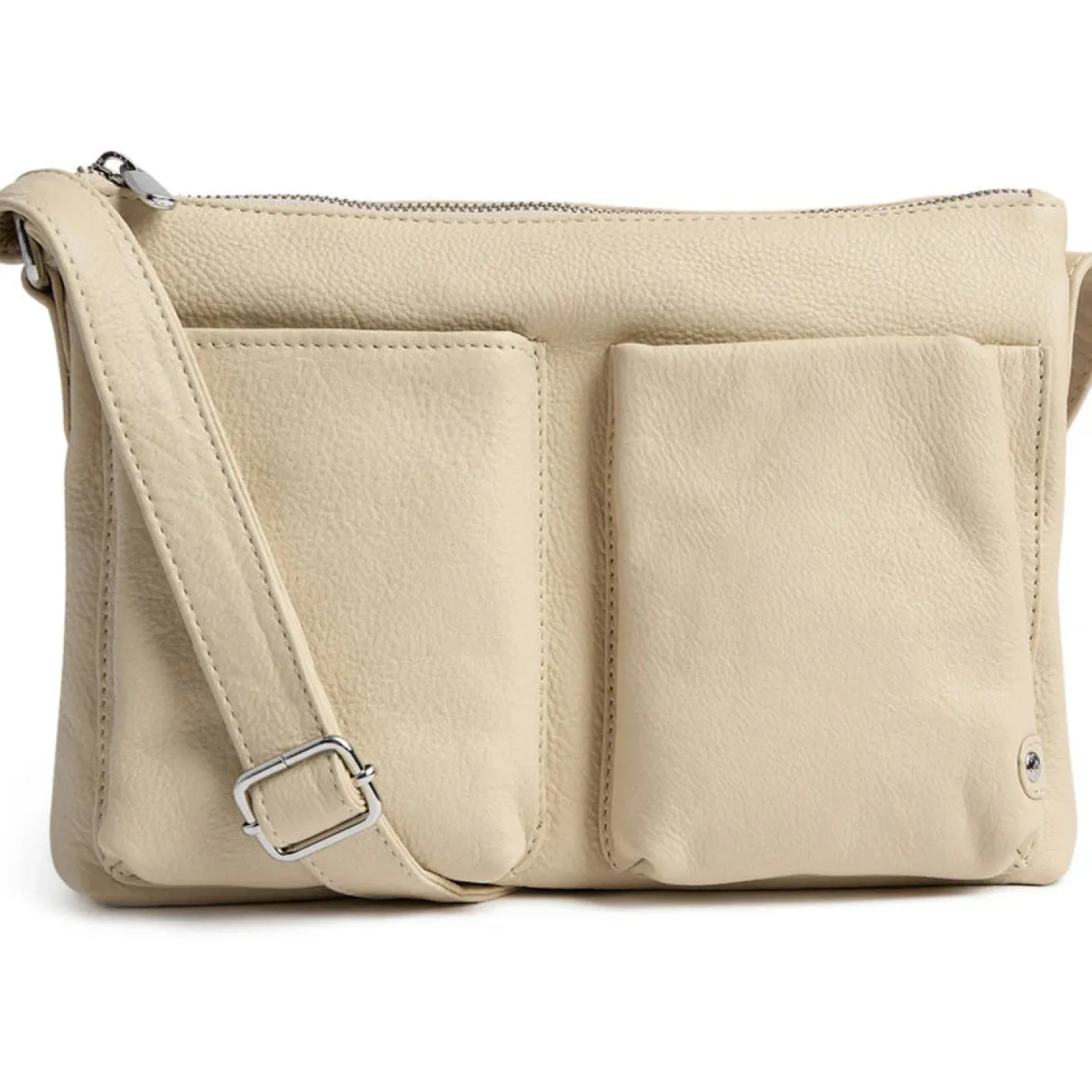depeche___cream_leather_c_0.webp Depeche - 16200 Cream Leather Crossbody Bag