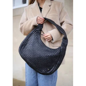 Depeche - 16464 Elegant Black Shopper Bag