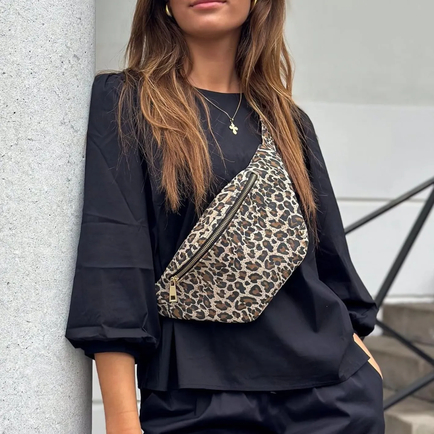 depeche___leopard_bum_bag_2.webp Depeche - 12556 Leopard Bum Bag