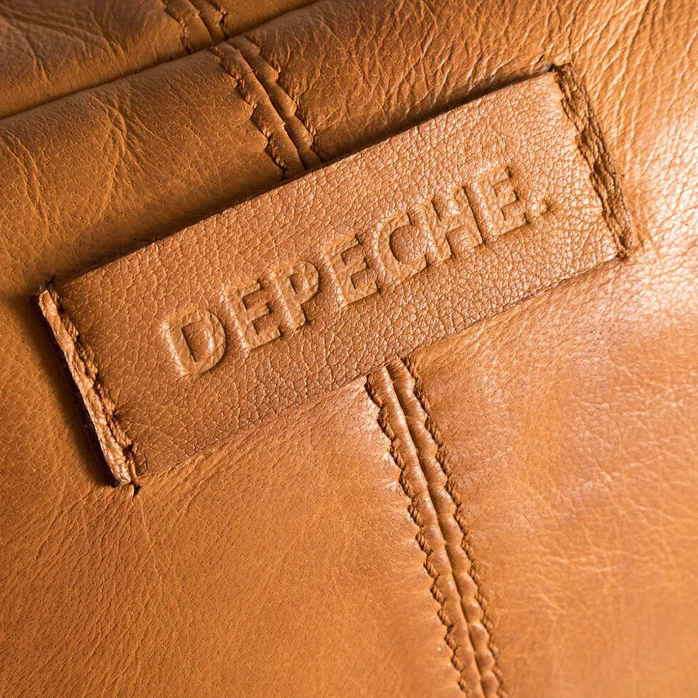 depeche___tan_leather_bum_2.webp Depeche - 13396 Tan Leather Bumbag