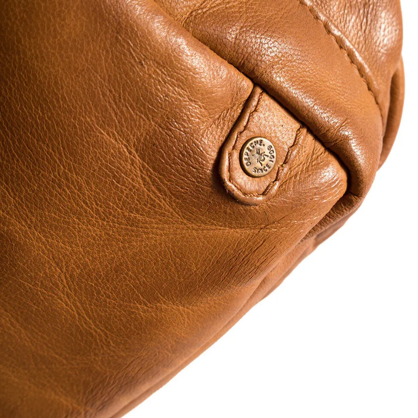 depeche___tan_leather_bum_3.webp Depeche - 13396 Tan Leather Bumbag