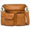Depeche - 15350 Tan Leather Crossbody Bag