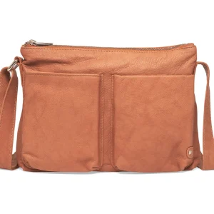 Depeche - 16200 Tan Leather Crossbody Bag