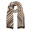 Elie Beaumont - Black, Ivory Art Deco Scarf