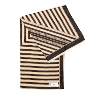 Elie Beaumont - Black, Ivory Art Deco Scarf