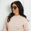 Elie Beaumont - EBS7017 Black and Gold Sunglasses
