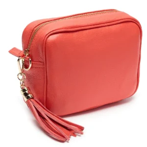 Elie Beaumont - London Orange Leather Crossbody