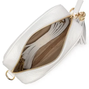 Elie Beaumont - London White Crossbody Bag