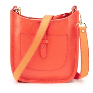 Elie Beaumont - Messenger Orange Crossbody Bag