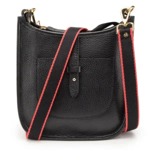 Elie Beaumont - Messenger Black Crossbody Bag
