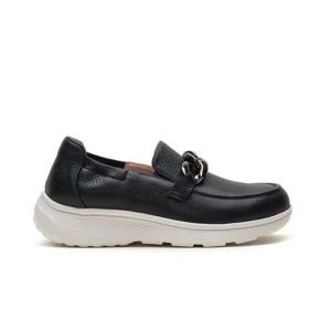 G Comfort - S-2722 Navy Loafer Wide Fit