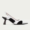 Hispanitas - HV254003 Black and White Slingback