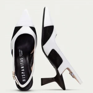 Hispanitas - HV254003 Black and White Slingback