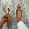Hispanitas - HV253910 Tan Kitten Heel Slingback