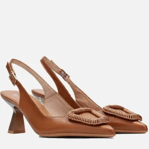 Hispanitas - HV253910 Tan Kitten Heel Slingback