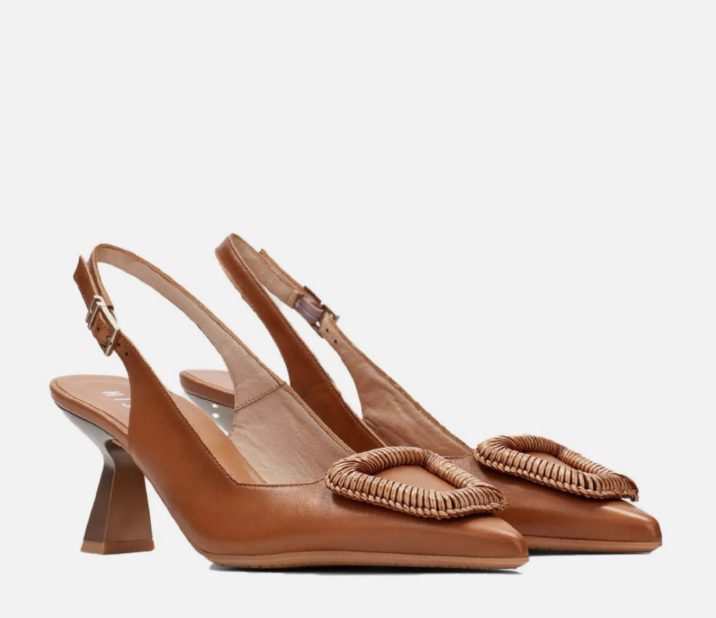 hispanitas__hv_tan_kitten_2.webp Hispanitas - HV253910 Tan Kitten Heel Slingback