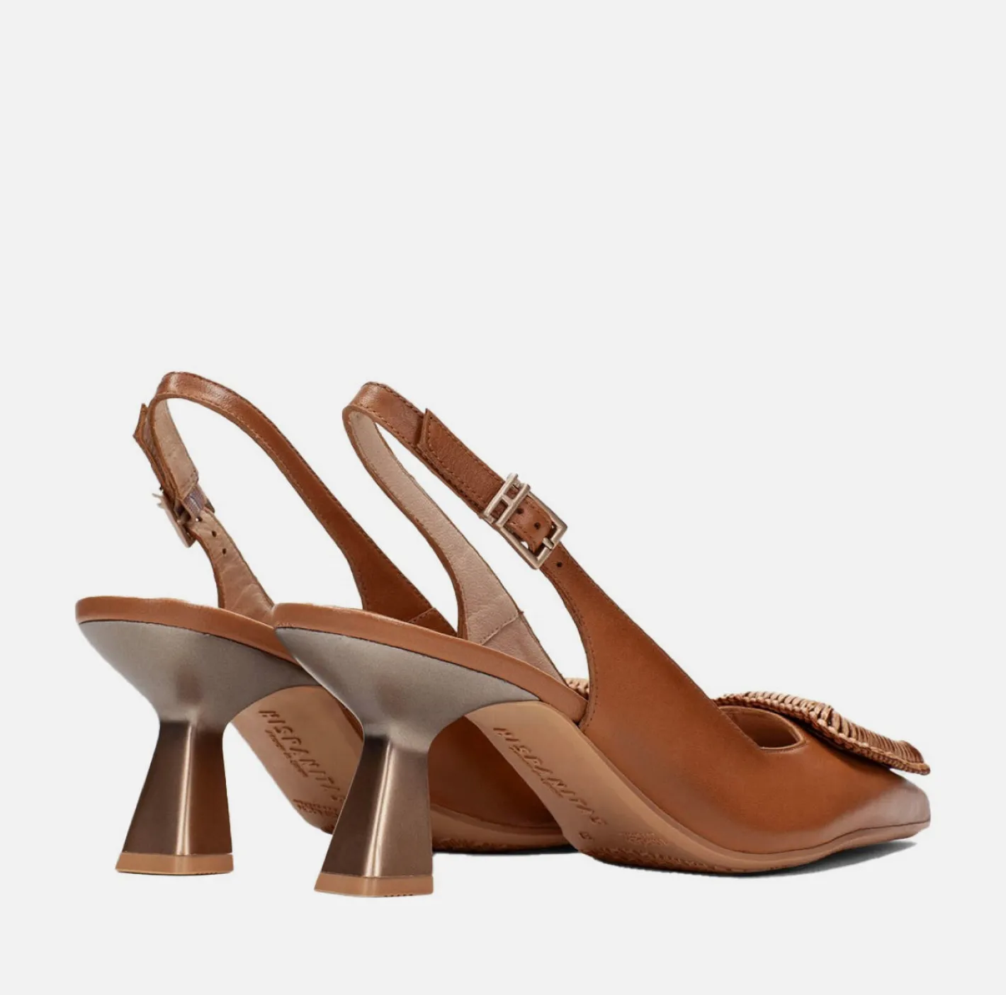 hispanitas__hv_tan_kitten_3.webp Hispanitas - HV253910 Tan Kitten Heel Slingback