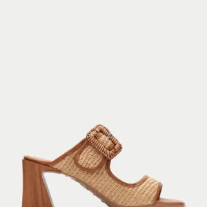 Hispanitas - HV254048 Tan Raffia Mule Sandal