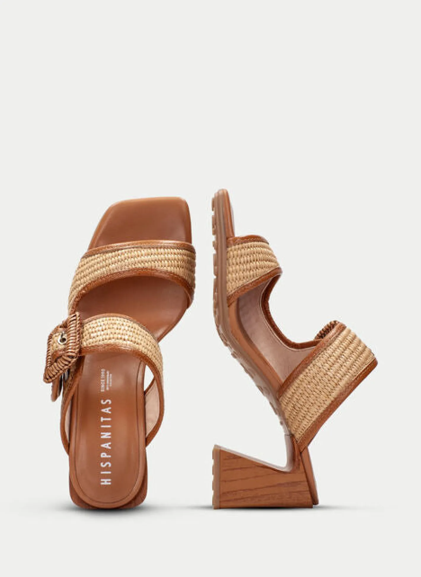 hispanitas__hv_tan_raffia_4.webp Hispanitas - HV254048 Tan Raffia Mule Sandal