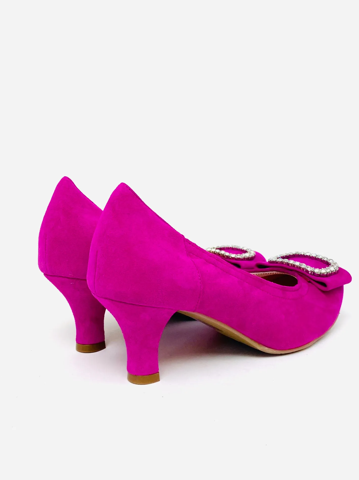 le_babe___fuschia_pink_di_2.webp Le Babe - 3037 Fuschia Pink Diamonte kitten heel*