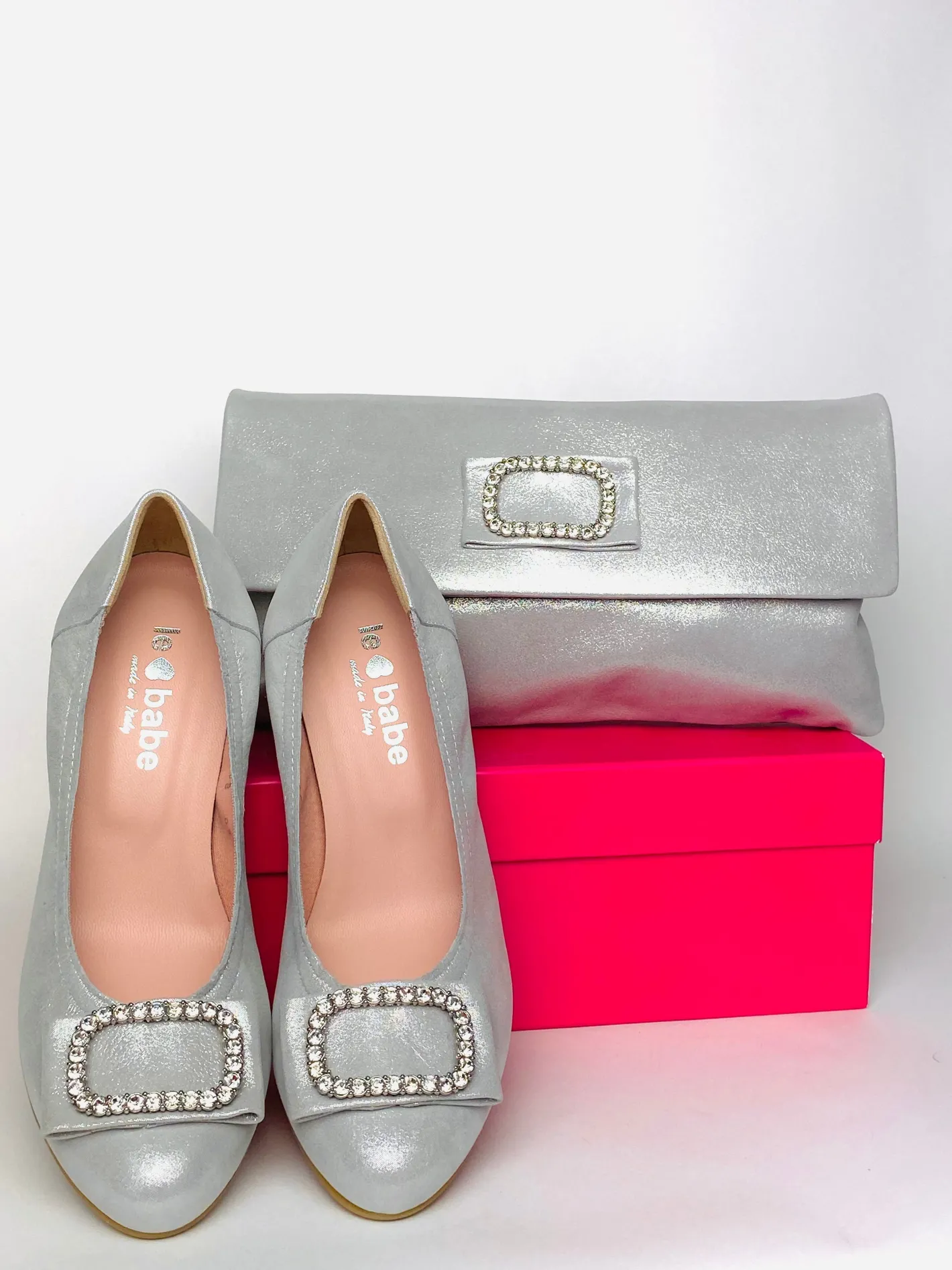 le_babe___silver_diamonte_1.webp Le Babe - 3037 Silver Diamonte Kitten Heel*