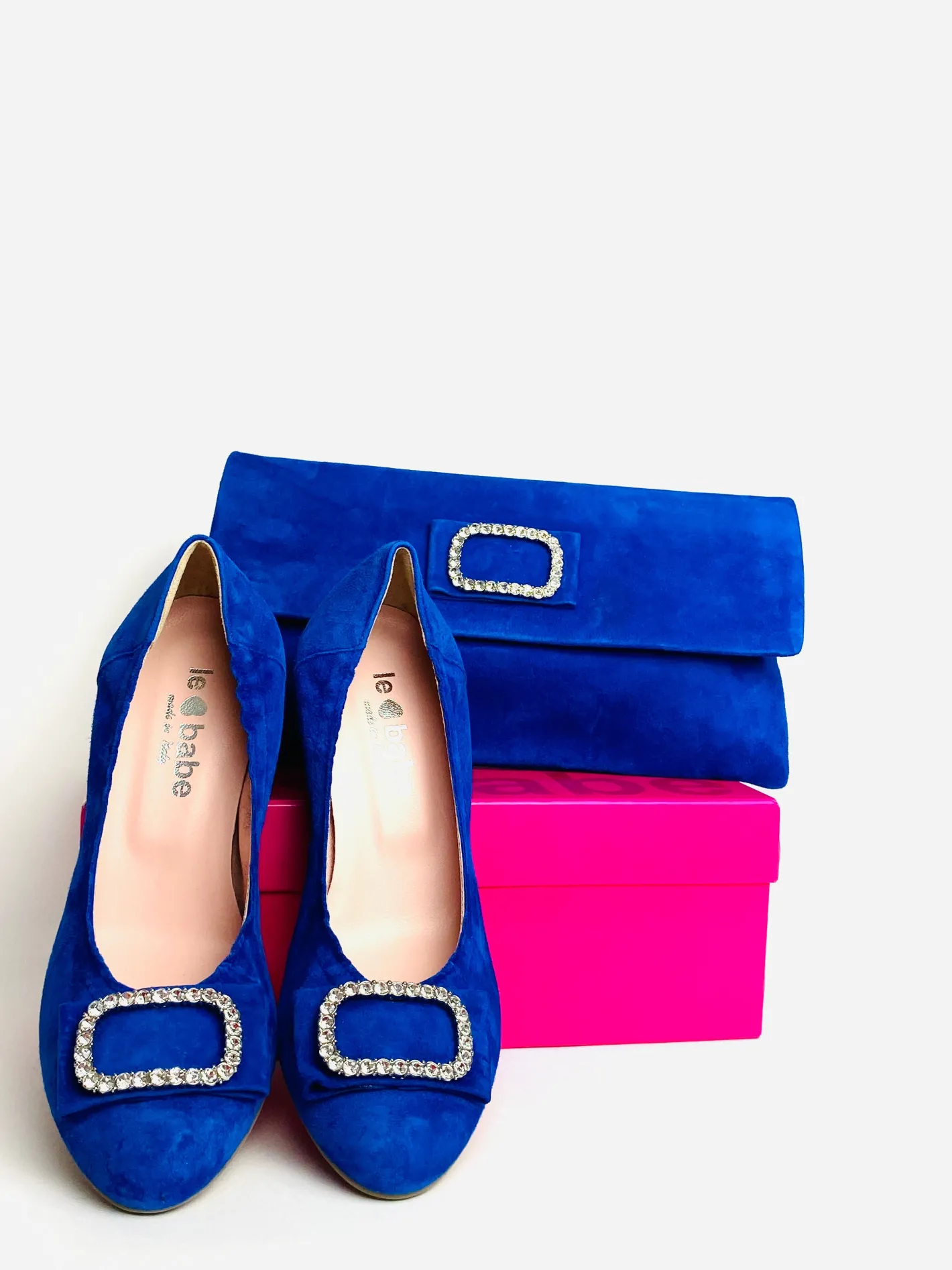 le_babe__s_blue_diamonte__2.webp Le Babe - 3037S3 Blue Diamonte Kitten Heel Court*